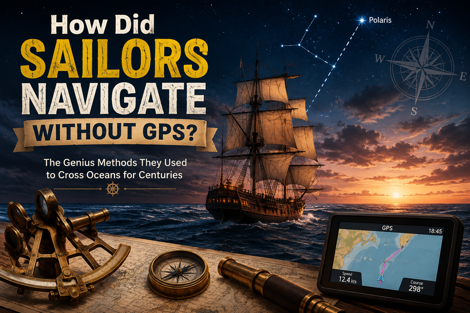 How did sailors navigate without GPS?