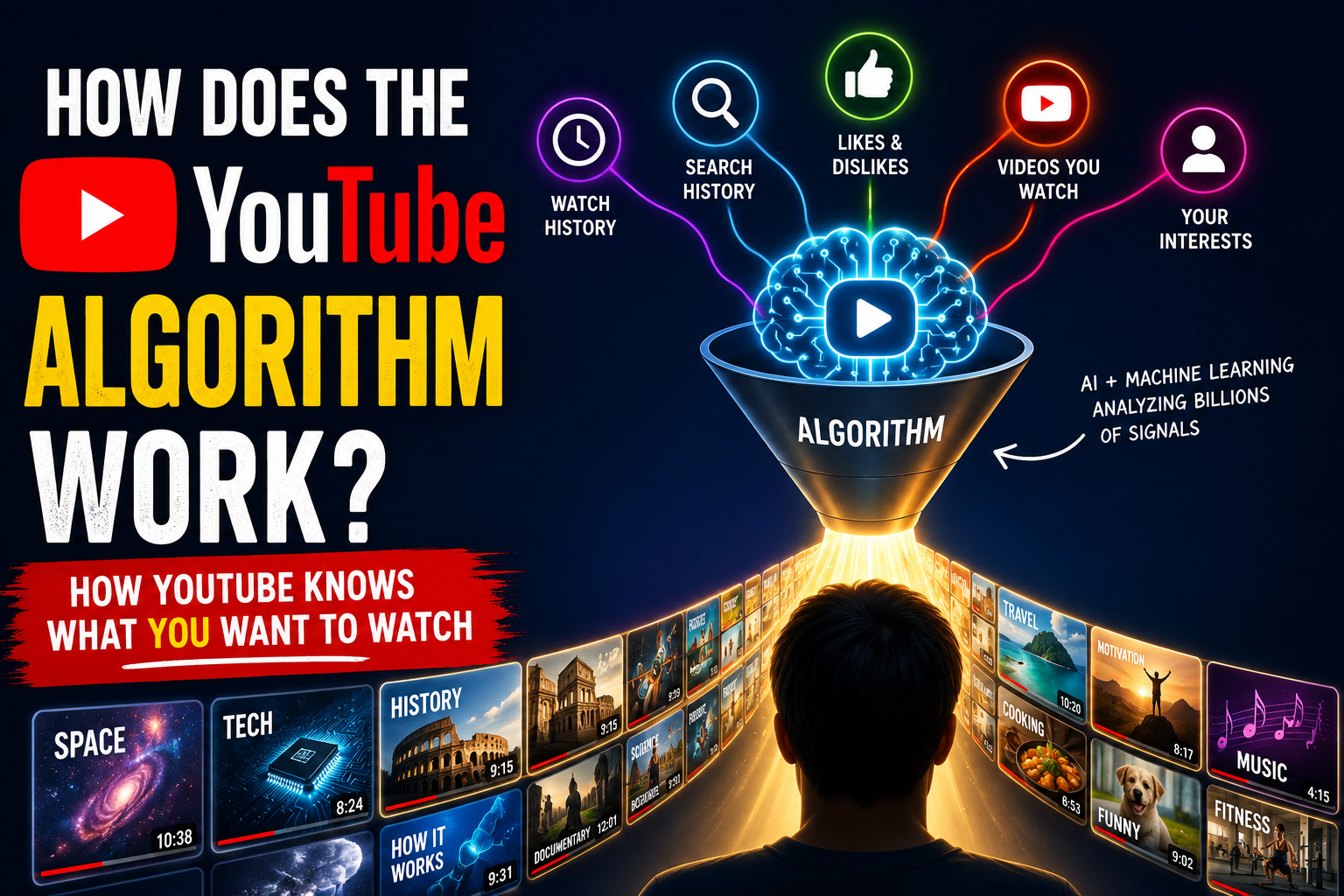 How does the YouTube algorithm work?