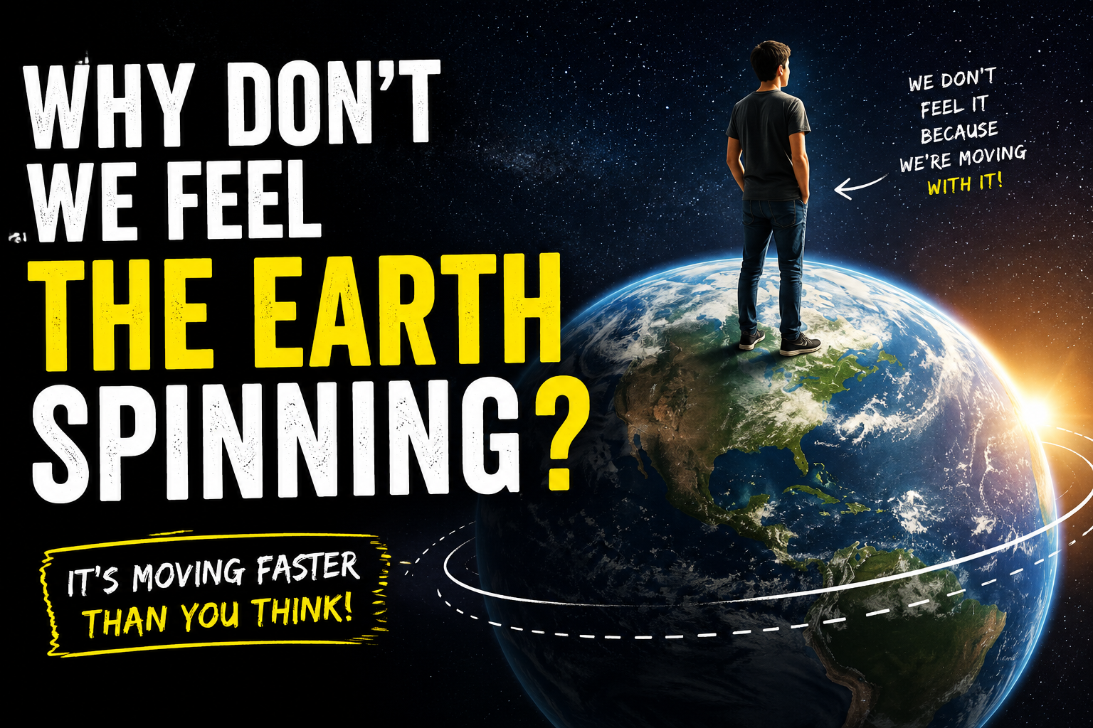 Why don't we feel the Earth spinning?