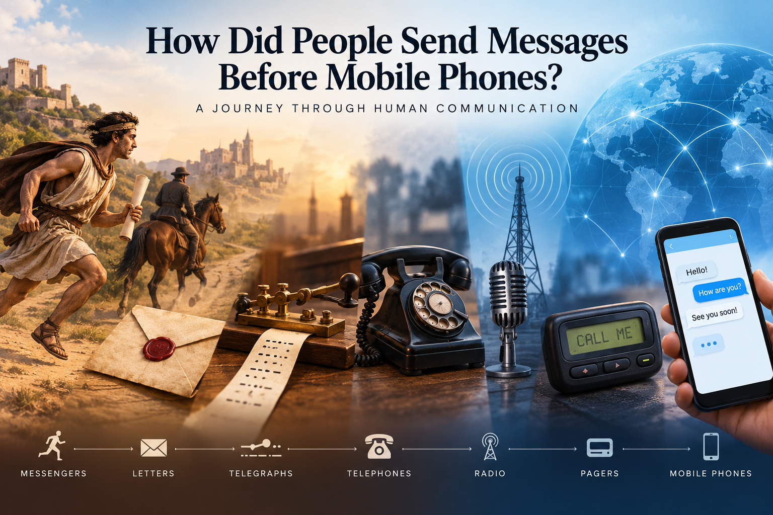 How Did People Send Messages Before Mobile Phones?