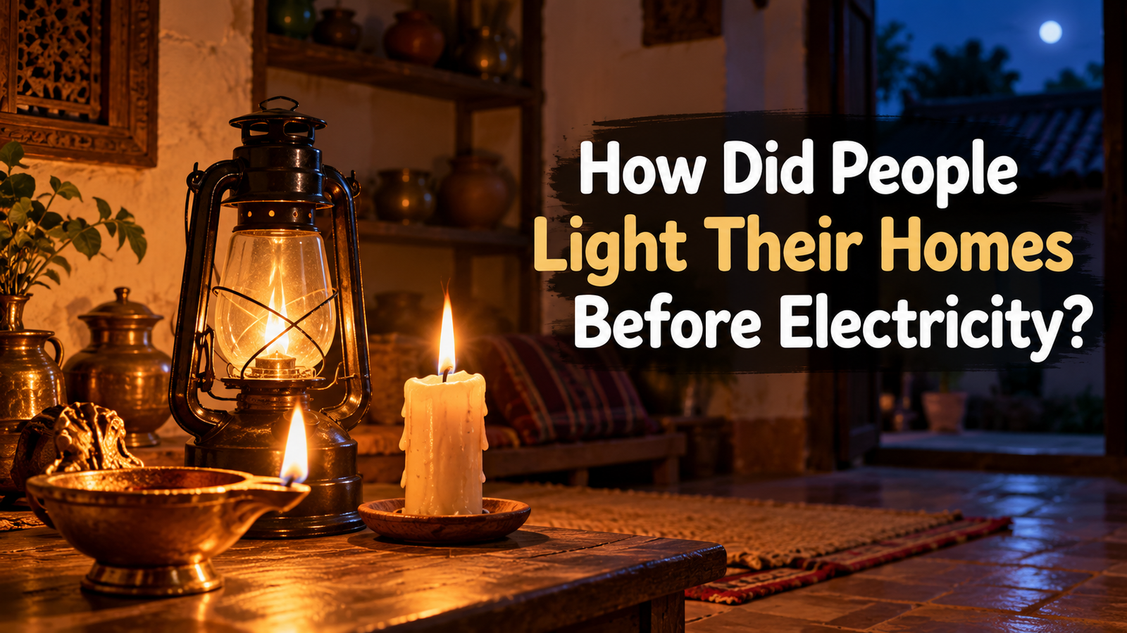 How Did People Light Their Homes Before Electricity