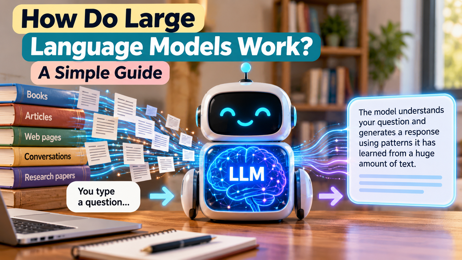 how do large language models work